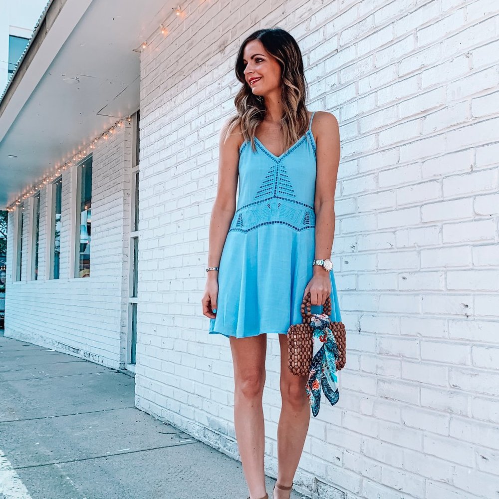 Blue Swing Dress